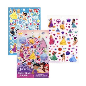 Innovative Designs Disney Princess Sticker Book | 4 Sheets | Over 300 Stickers - 1 of 4