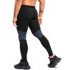 Men's patchwork tights Mesh Yoga Pants Workout Leggings for Men - 2 of 4