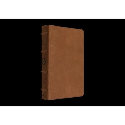ESV Heirloom Bible, Veritas: Single Column Edition (Cowhide, British Tan, Full Yapp) - (Leather Bound)