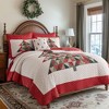 Patchwork Pine Euro Sham Set of 2 - Levtex Home - 2 of 3