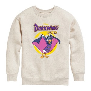 Boys' - Disney - Darkwing Duck Graphic Long Sleeve Fleece Sweatshirt - 1 of 4