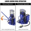 5-ton pneumatic jack with hand pump, heavy-duty car truck trailer repair jack, lift range 8.27" - 15.35" - 2 of 4