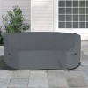 Covers&All Curved Outdoor Couch Cover, 1000D Waterproof, UV-Resistant Patio Furniture Cover - 3 of 4