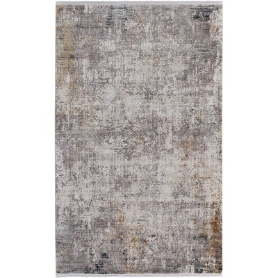 Cadiz Modern Abstract Ivory/Taupe/Gray Area Rug