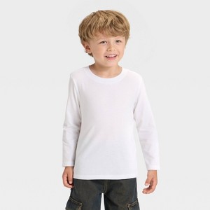 Toddler Boys' Long Sleeve Knit T-Shirt - Cat & Jack™ - 1 of 3