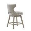 Starlight Canyon Home,Gray Swivel Counter Stool with Solid Wood Frame and Fabric Seat - 2 of 4