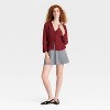 Women's Long Sleeve Button-Front Top - A New Day™ - 3 of 3