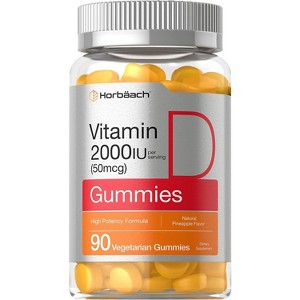 Horbaach Vitamin D3 2000IU (50mcg) | 90 Gummies - 1 of 3