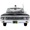 1964 Ford Galaxie 500 Police Car "Mount Airy Mayberry Sheriff" Black and White 1/43 Diecast Model by Iconic Replicas - 4 of 4