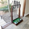 GoSports Premium Wooden Golf Putter Stand - Indoor Display Rack - Holds 6 Clubs - 4 of 4