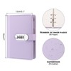 Unique Bargains PU Leather Refillable Waterproof Password Lock Notebook - 2 of 4