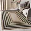 Lahome Rectangle Geometric Frame Machine Washable Outdoor Area Rug-Durable Carpet for Patio, Deck, or Garden - 2 of 4