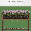 Okak Raised Garden Bed with 8 Pockets & Shelf, Wooden Elevated Outdoor Planter Box with Legs for Herbs/Vegetables/Flowers - 4 of 4