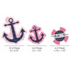 Big Dot of Happiness Ahoy - Nautical Girl - DIY Shaped Baby Shower or Birthday Party Cut-Outs - 24 Count - 2 of 4