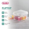 Sterilite Modular Plastic FlipTop Hinged Storage Box Container with Latching Lid for Home, Office, Workspace, and Classroom Organization - 3 of 4