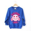 Simply Sage Market Teacher Life Leopard Smiley Face Sweatshirt - 2 of 4
