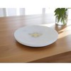 HomeRoots 6" White And Gold Bumble Bee Inlaid Marble Serving Tray - 2 of 4