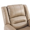GlasFlength Accent Chairs Modern with Comfortable Seating for Living Room or Lounge Area Brown,38.6”*39”*41.3" - 4 of 4
