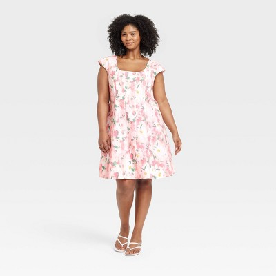Women's Corset Woven Mini A-Line Dress - A New Day™