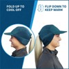 TrailHeads Ponytail Hat, Fleece Beanie for Women - Warm Winter Hat with Visor - Running, Hiking - 4 of 4