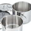 BergHOFF Helix Recycled 18/10 Stainless Steel Stockpots With Glass Lid - image 4 of 4