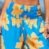 Women's Lemon Glow Floral Cover Up Pants - Cupshe - 3 of 4