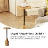 JIONJOY Modern Pedestal End Table - Round Martini Drink Table with Sturdy Base for Small Spaces, Living Room & Bedroom - 4 of 4
