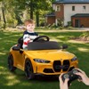 Coucheta 12V BMW M4 Licensed Kids Ride-On Car w/ Parent Remote, 3-Speed Electric Vehicle with Bluetooth, MP3, LED Lights & Suspension for Ages 3-7 - 3 of 4