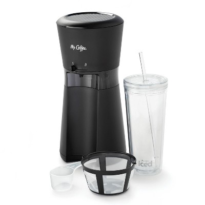 Mr Coffee Iced Coffee Maker With Reusable Tumbler And Coffee Filter Target