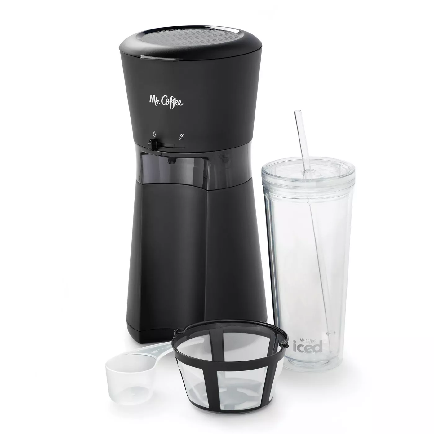 Mr. Coffee Iced Coffee Maker with 22oz Reusable Tumbler