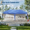 10x20 Pop Up Canopy with 2 Sidewalls - Heavy Duty Outdoor Canopy Tent with Portable Roller Bag - 2 of 4