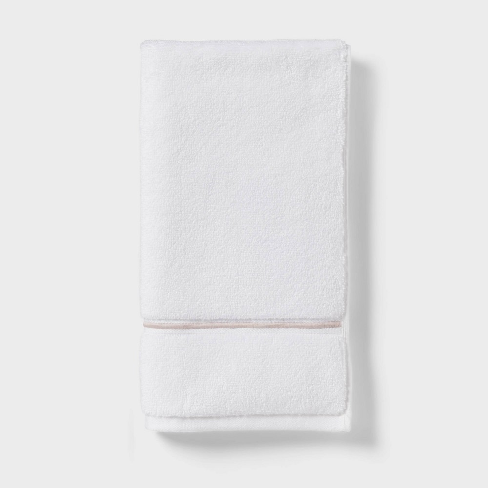 Photos - Towel Spa Plush Hand  Almond Embroidered - Threshold™