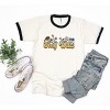 Simply Sage Market Women's Stay Wild Colorful Flowers Short Sleeve Ringer Tee - 3 of 3