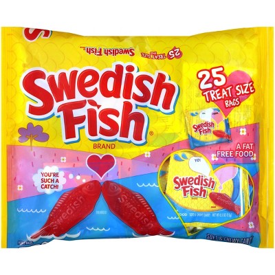 Swedish Fish Valentine's Day Exchange Treat Size - 13.2oz/25ct