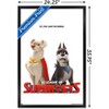 Trends International DC Comics Movie DC League of Super-Pets - Krypto and Ace Framed Wall Poster Prints - 3 of 4