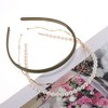Unique Bargains Women's Solid Color Hairband 1 Set - 3 of 4
