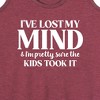 Women's - Instant Message - I've Lost My Mind Graphic Racerback Tank - 2 of 4