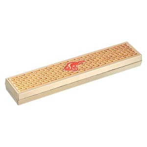 Unique Bargains Zinc Alloy Textured Surface Lightweight Portable Incense Holder - 1 of 4