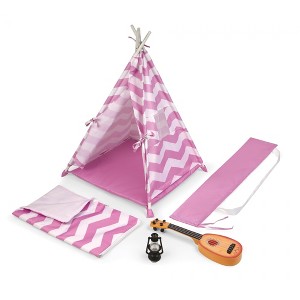 Badger Basket Camping Adventures Doll Tent Set with Accessories. - 1 of 4