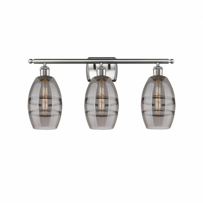 Vaz - 3 Light Bath Vanity In Industrial Style-9.13 Inches Tall and 25.88 Inches Wide