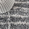 Susa Ogee Moroccan Trellis Shag Area Rug - JONATHAN Y - 2 of 4