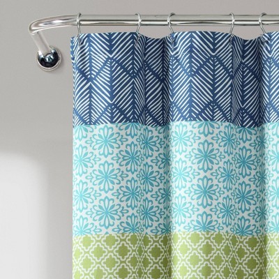 Blue Green Shower Curtain Target, Navy And Green Shower Curtain