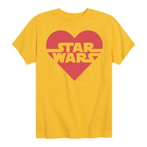 Boys' - Star Wars - Valentine Heart Logo -Toddler And Youth Short Sleeve Graphic T-Shirt Short Sleeve Graphic T-Shirt - 1 of 4