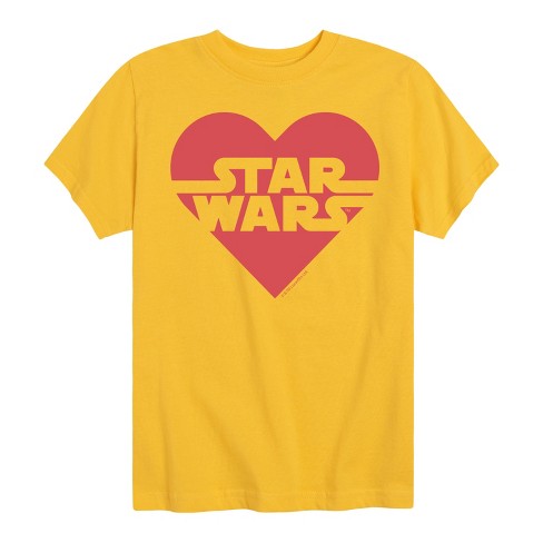 Boys' - Star Wars - Valentine Heart Logo -Toddler And Youth Short Sleeve Graphic T-Shirt Short Sleeve Graphic T-Shirt - image 1 of 4