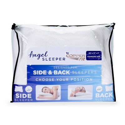 Angel Sleeper Pillow by Copper Fit Standard 20 x 15 x 5” 