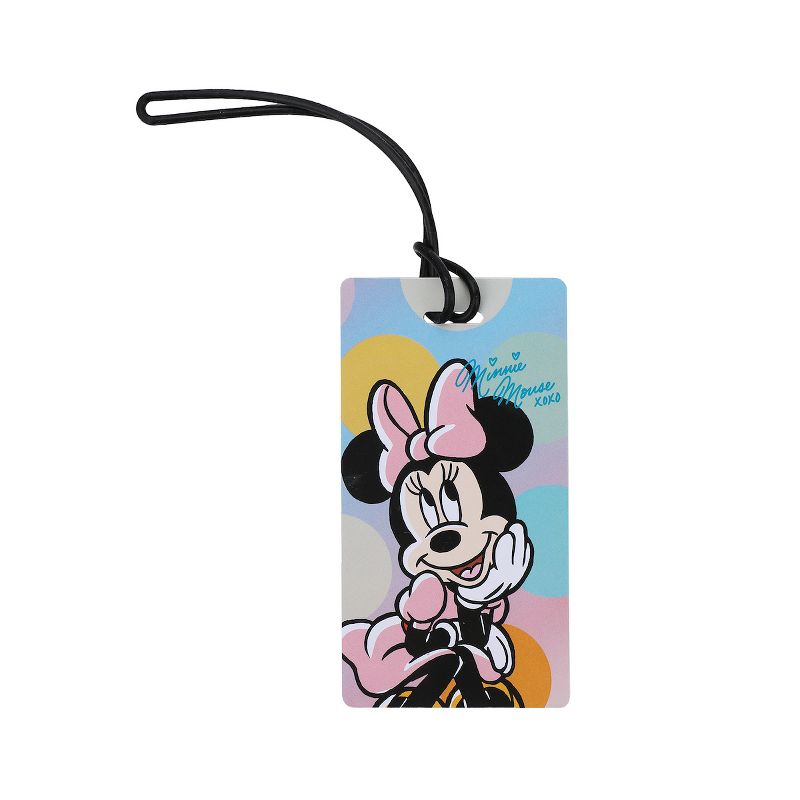 Minnie Mouse Kids Travel Set with Neck Pillow, Eye Mask, and Luggage Tag - Disney Magic on the Go!, 4 of 7