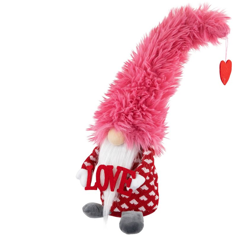 Northlight Fuzzy Love Valentine's Day Gnome - 18", 5 of 7
