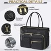 Teacher Tote Bag 15.6 inch Laptop Bag for Women Work Bags Laptop Tote Nurse Bag - 3 of 4