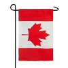 Evergreen Canada Garden Suede Flag - 2 of 2