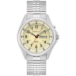 Caravelle designed by Bulova Men's Traditional 3-Hand Quartz Watch with Light Up Feature - 1 of 4